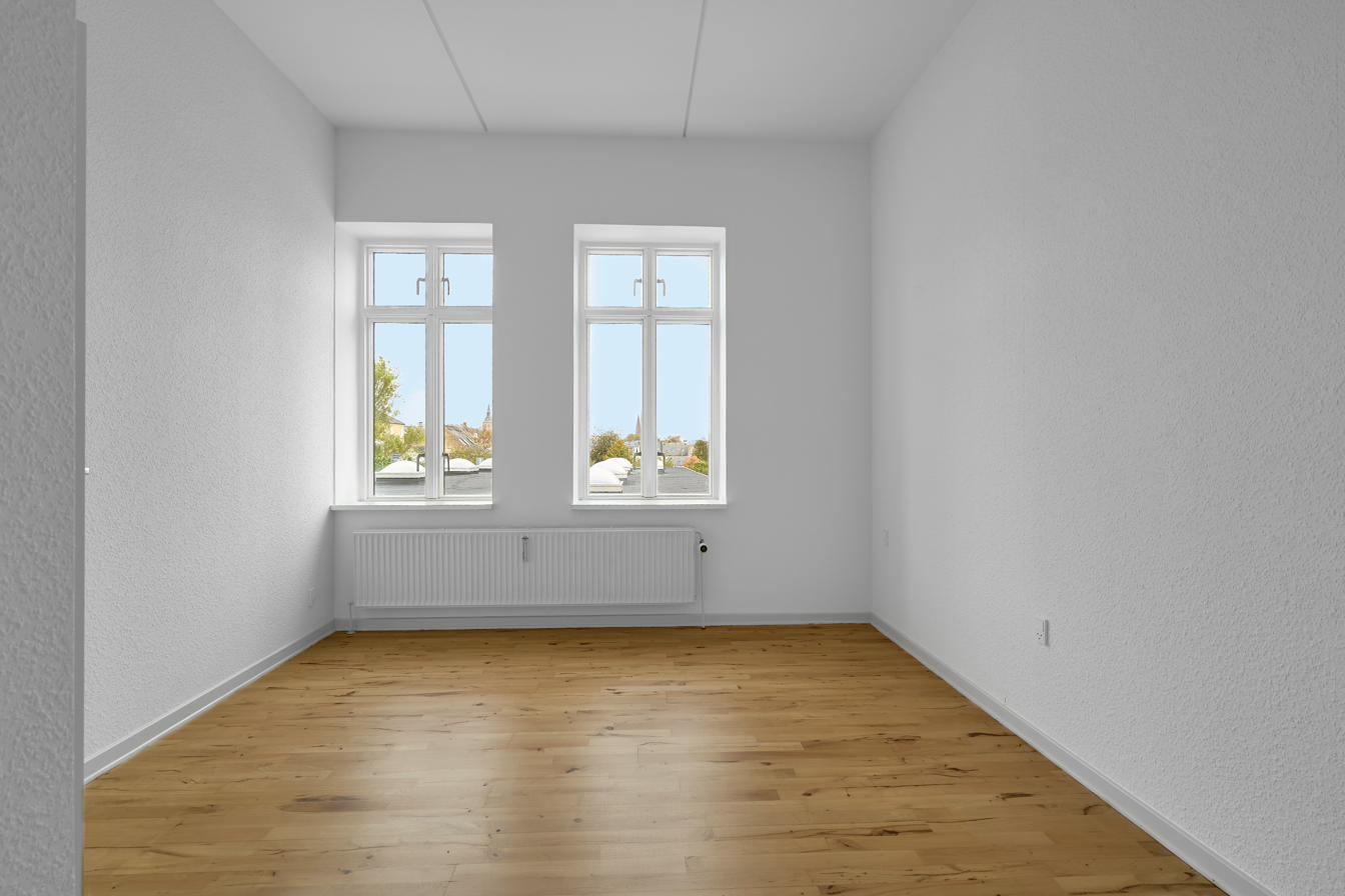 Moderne køkken i lejlighed på Oluf Bagers Gade